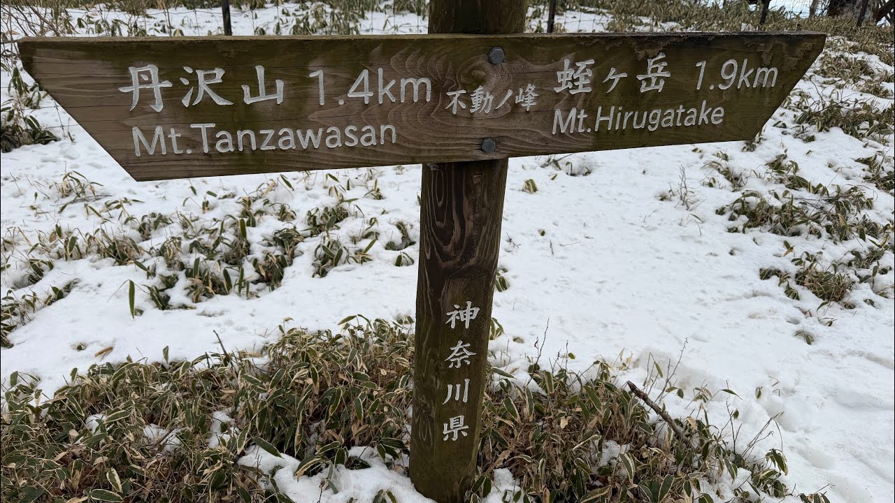 2026年3月9日 バカ尾根で塔ノ岳〜丹沢山〜不動ノ峰