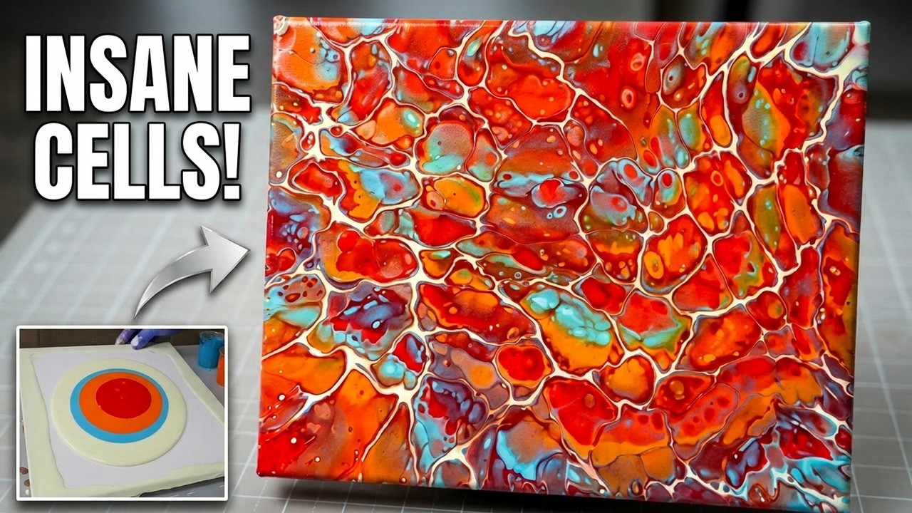 🤯MIND-BLOWING Acrylic Pouring SECRET You Never Knew!💥