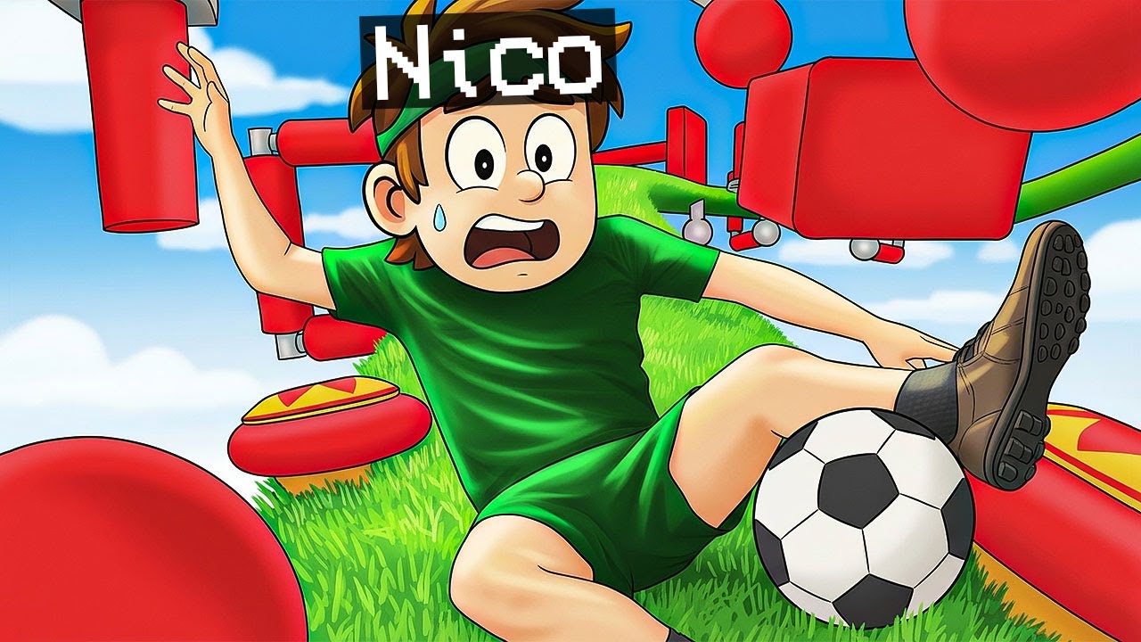 NICO, GIOCA A CALCIO PARKOUR CON LOCO CHE URLA!