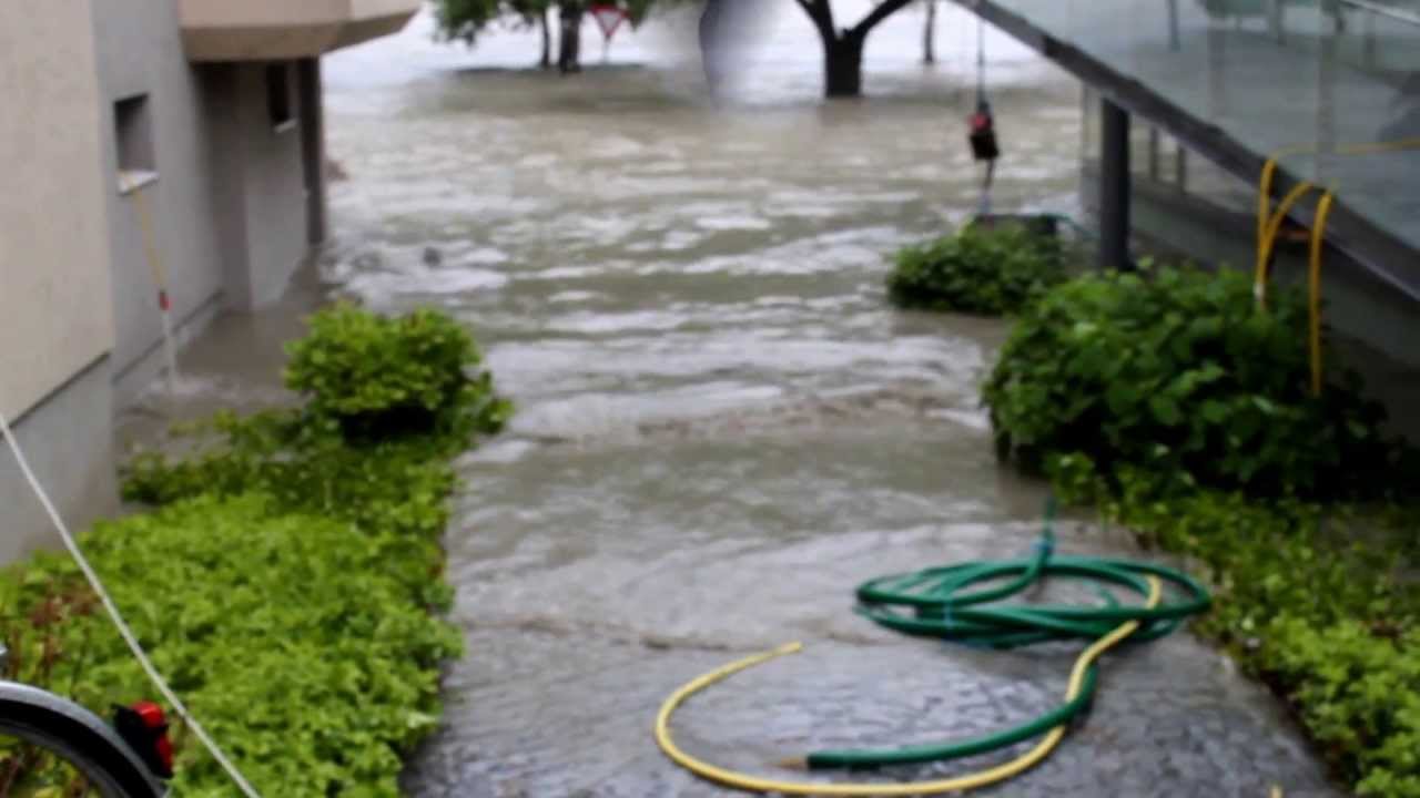 Hochwasser 3.6.2013 in Aschach an der Donau