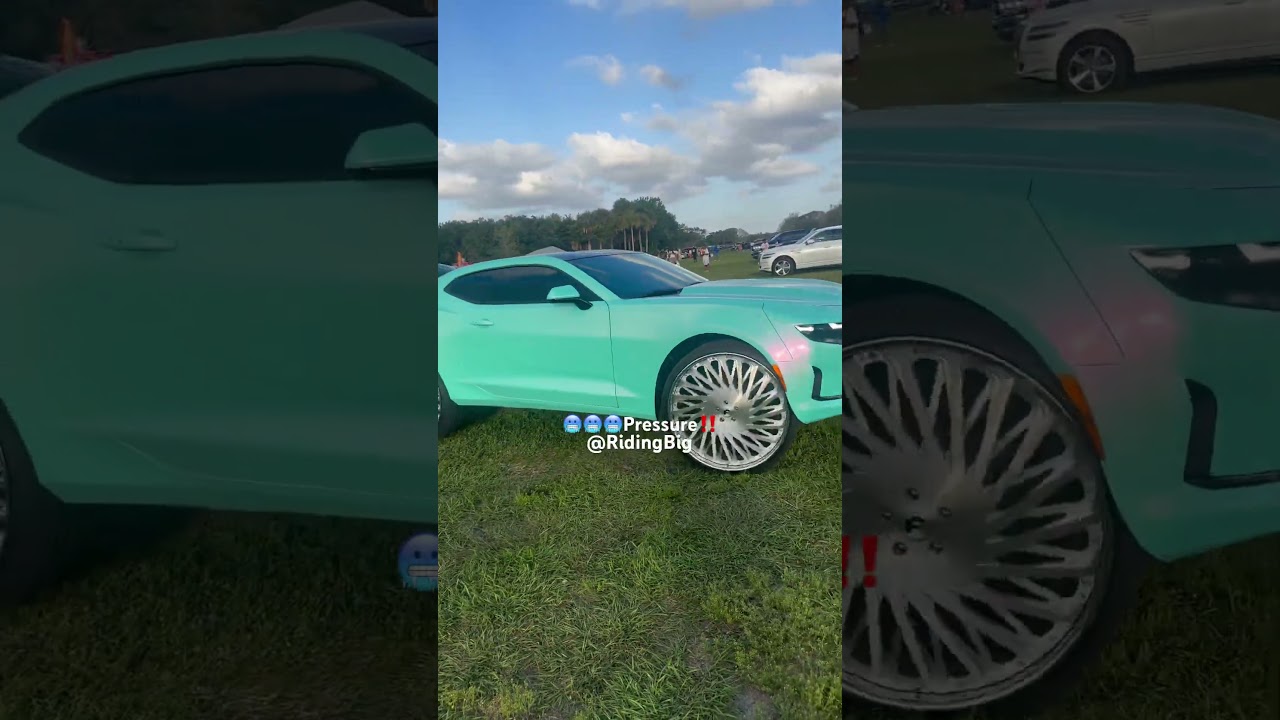 Two Camaro’s and a Mustang coming thru swerving 