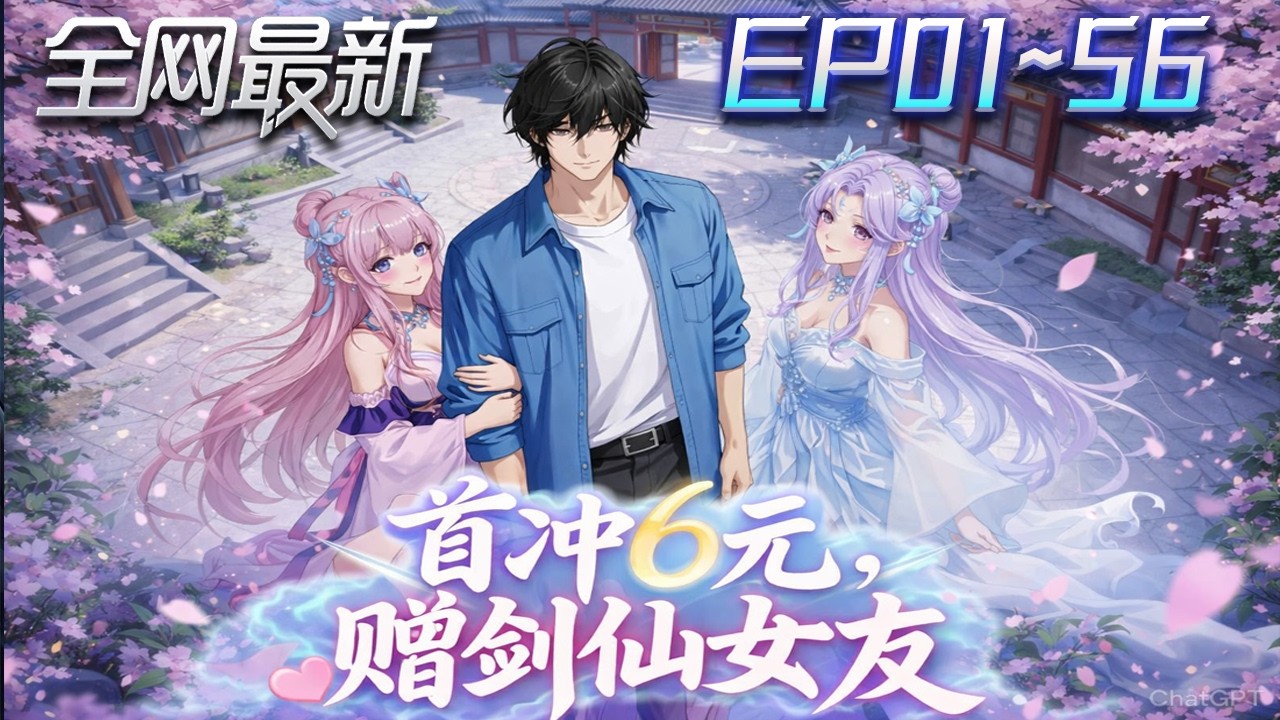 ⚡【首播漫剧】《首冲6元赠剑仙女友》💥第1~56集：遊戲裡氪金修仙，現實中起死回生——這女友不在同一個世界！ #修仙 #ai漫剧 #動畫 #繫統 #末世 #小欣说文