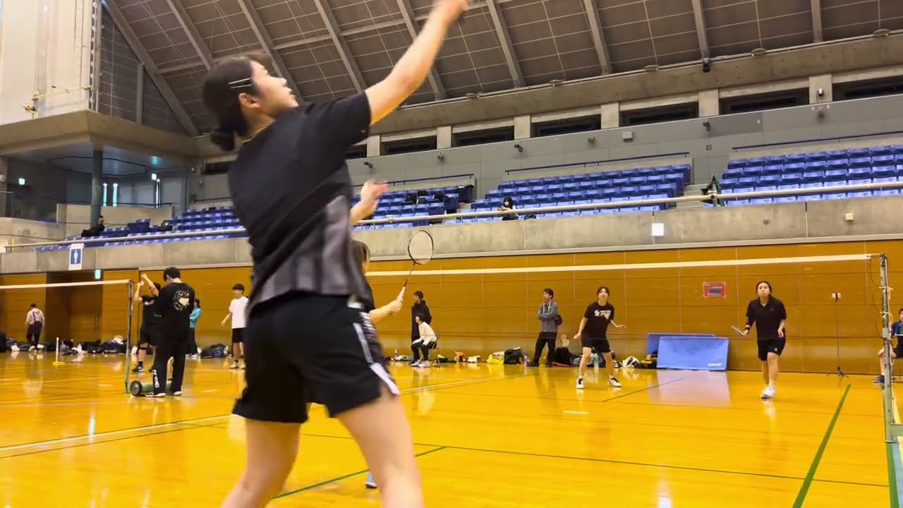 【安浦】女ダブはやっぱりラリーが良いよね♫