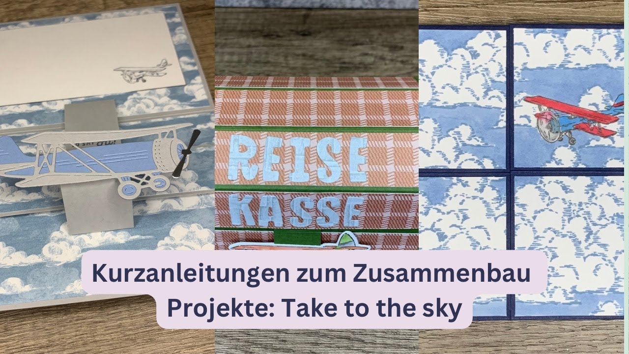 Take to the sky presentation samples | How to build Box, Pop up card and Endlesscard
