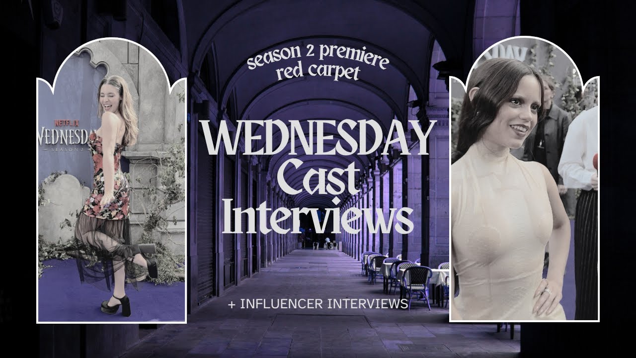 Wednesday Cast Interviews: A NEW ROMANCE? + The Audition Process and New Elements for Season 2...
