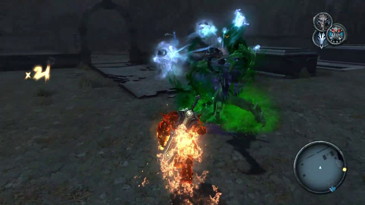 War's all Wrath Abilities | Blade Geyser | Stoneskin | Immolation | Affliction - Darksiders I
