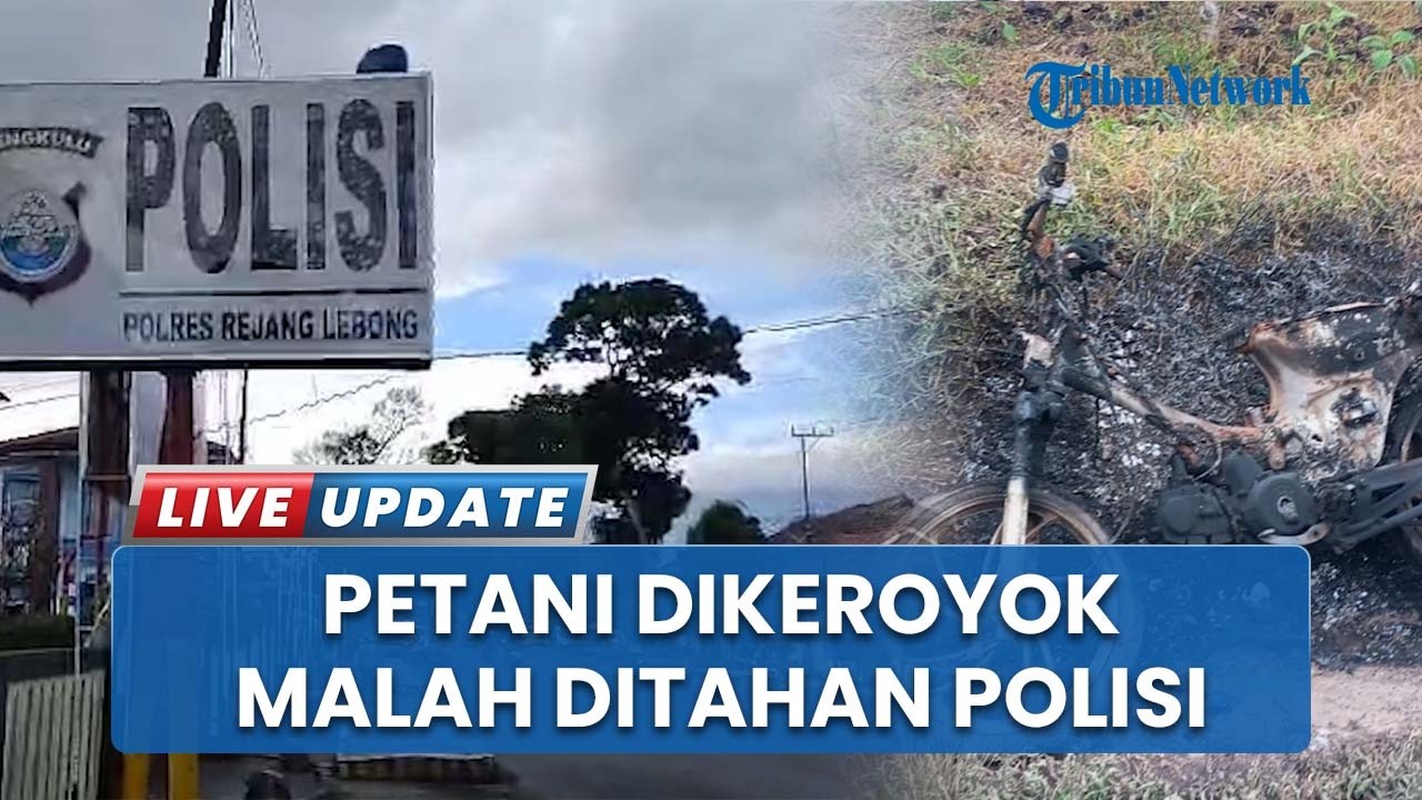 Terlibat Keributan, Petani di Rejang Lebong Dibacok dan Motornya Dibakar Malah Ditahan Polisi
