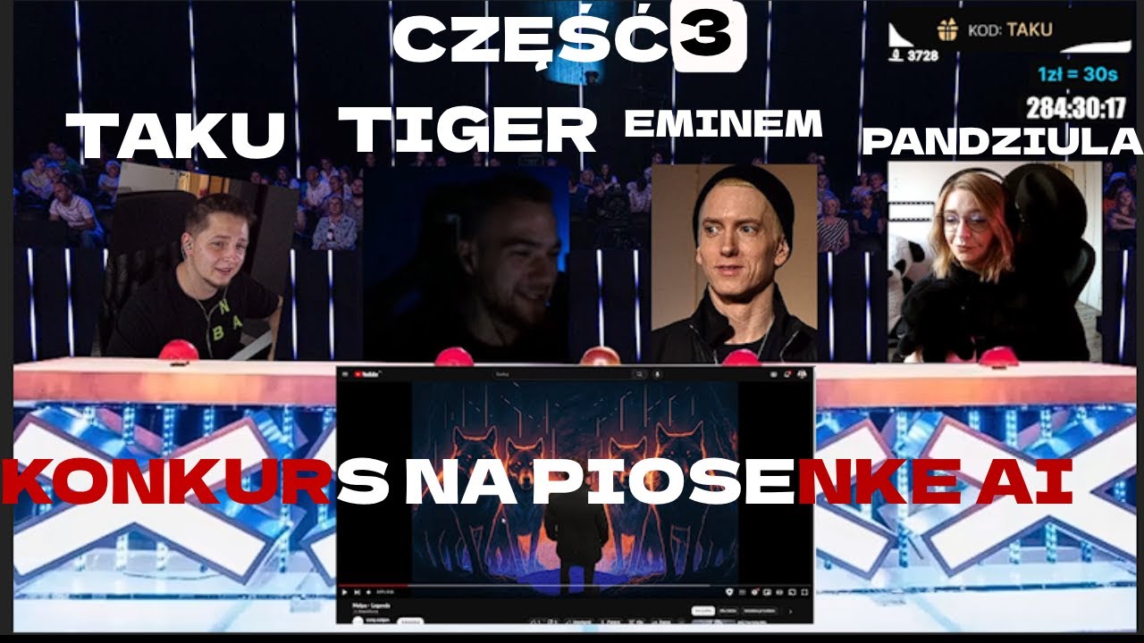 Konkurs na piosenke AI taku część 3/3 FINAŁ WYNIKI KONKURSU