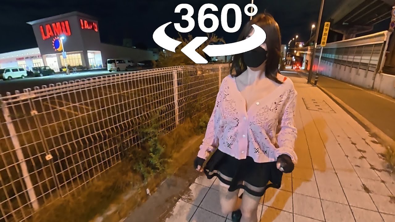 西成散歩 スーパーナイトモードでも写しきれない漆黒の闇に突撃 DJI osmo360