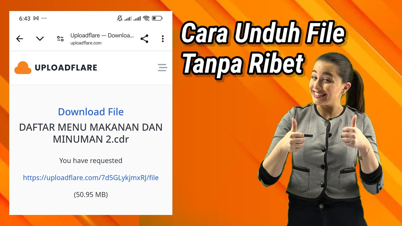 CARA UNDUH FILE UPLOAD FLARE DENGAN MUDAH