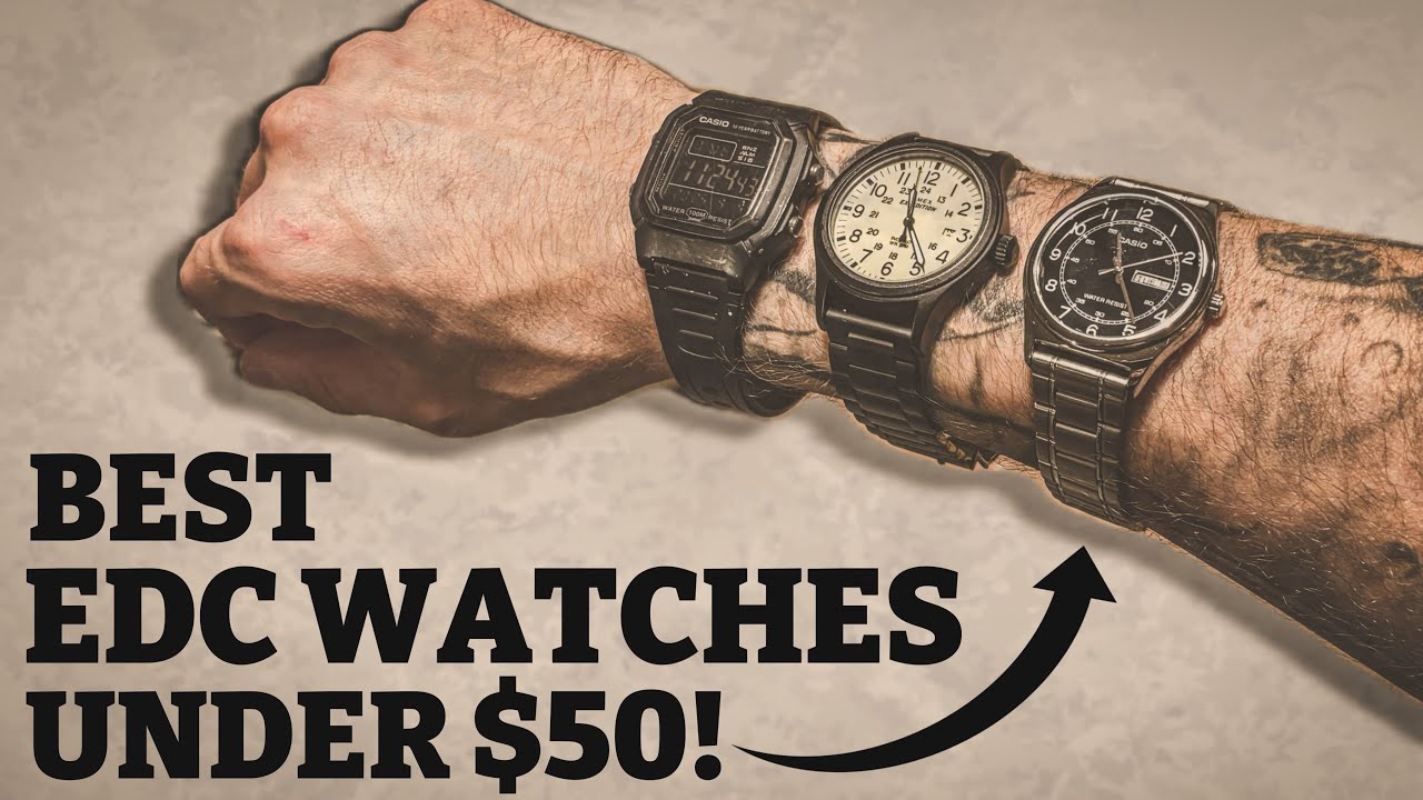 Top 3 Best Budget EDC Watches Under $50!
