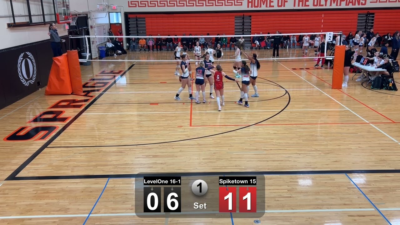 Power League  #2 pool play Spiketown 15 v LevelOne16-1 Albany Set 1