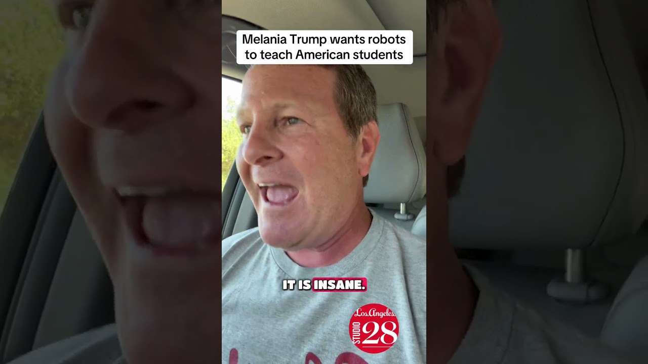 Melania Trump wants robots to teach American students  - LAMag #shorts