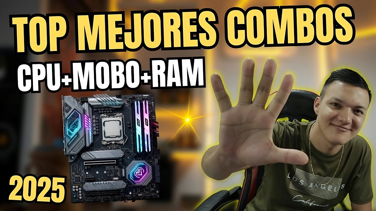 5 Mejores Combos Para PC Gaming BARATA (CPU + MOBO + RAM) | 2025 🤑💻🎮