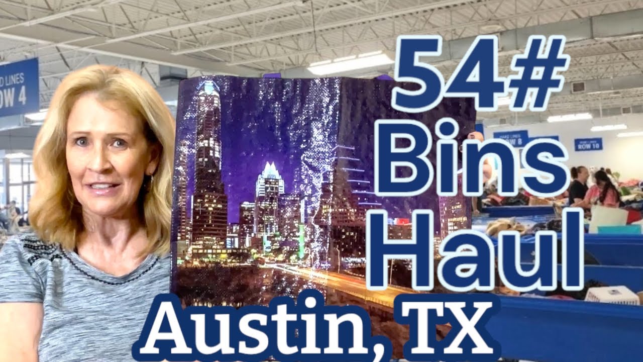 Goodwill Outlet Clearance Center Austin Texas Bins Haul To Resell Online