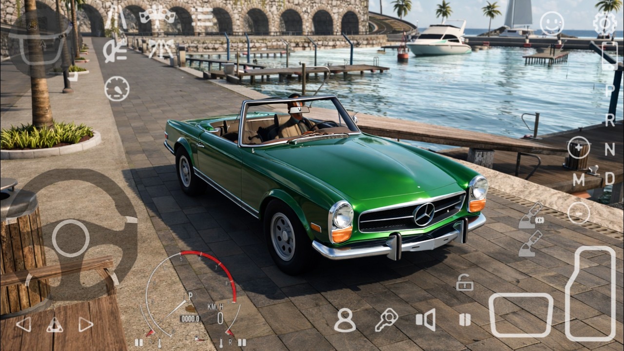 Classic Mercedes-Benz 280SL 🔥 | Coastal Cruise in Ultra Realistic Graphics 🌴