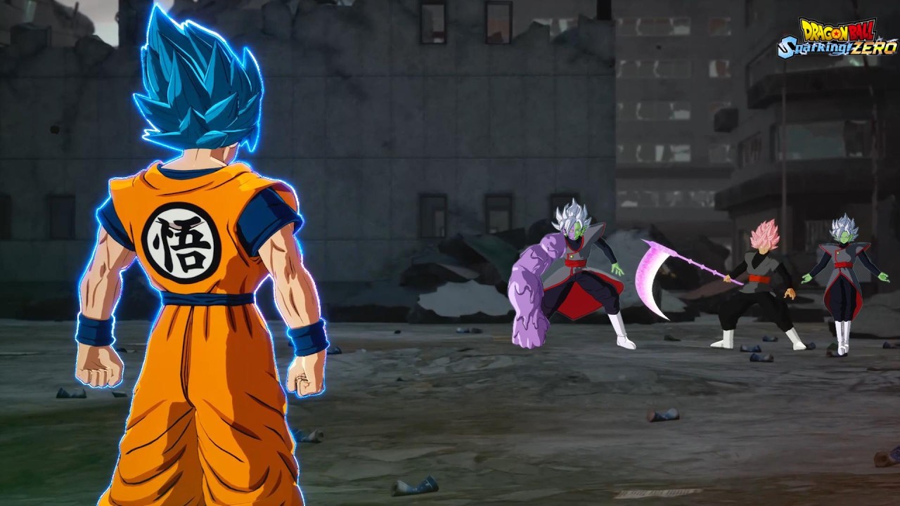 Angry Goku Blue Vs Goku Black & Zamasu! Dragon Ball Sparking Zero