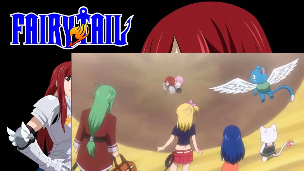 Fairy Tail-Erza In Quicksand Scene