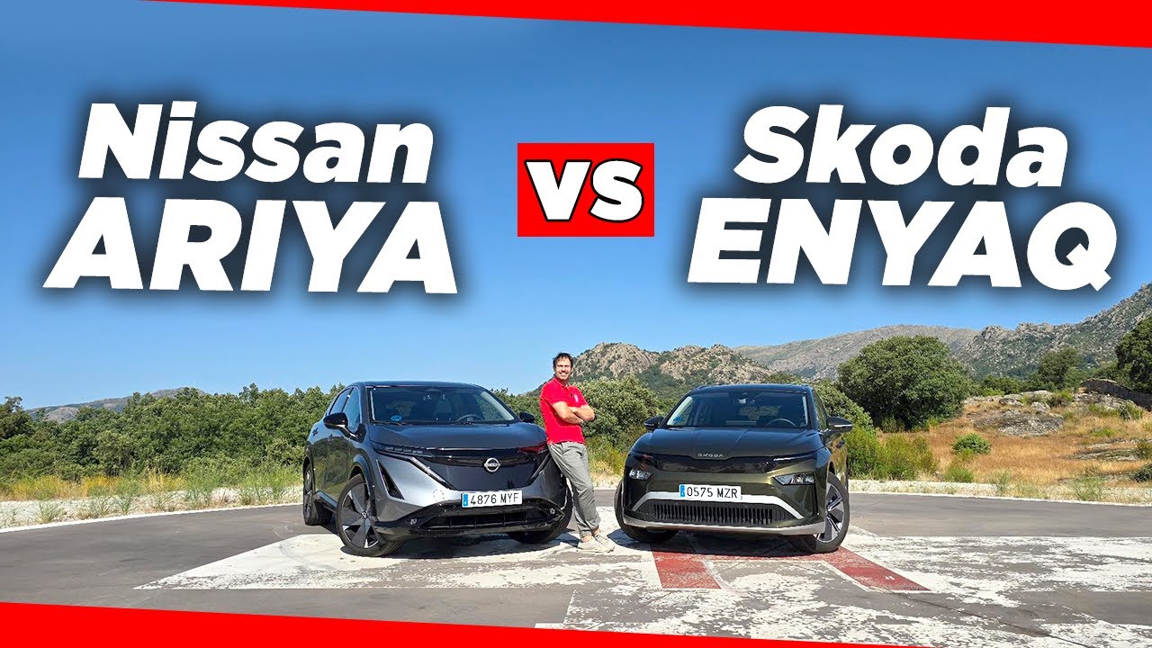 NISSAN ARIYA vs SKODA ENYAQ | COMPARATIVA | TEST | ¿Qué SUV ELÉCTRICO TE conviene MÁS?