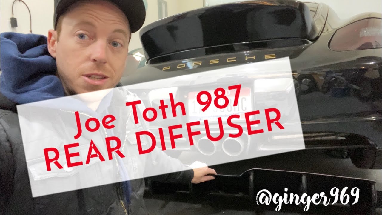 Joe Toth Rear Diffuser Install - Porsche Cayman S 987.1