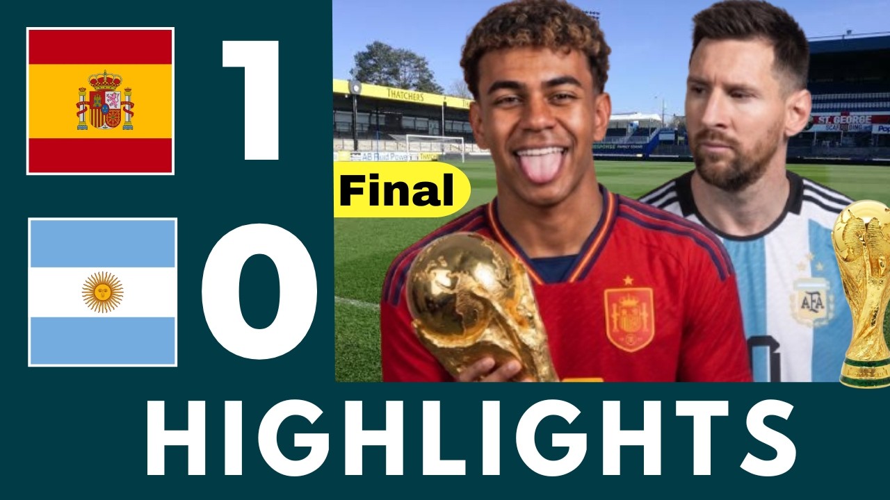 Spain vs Argentina 1-0 Highlights | Fifa World Cup 2026 Final | Argentina Vs Spain Highlights