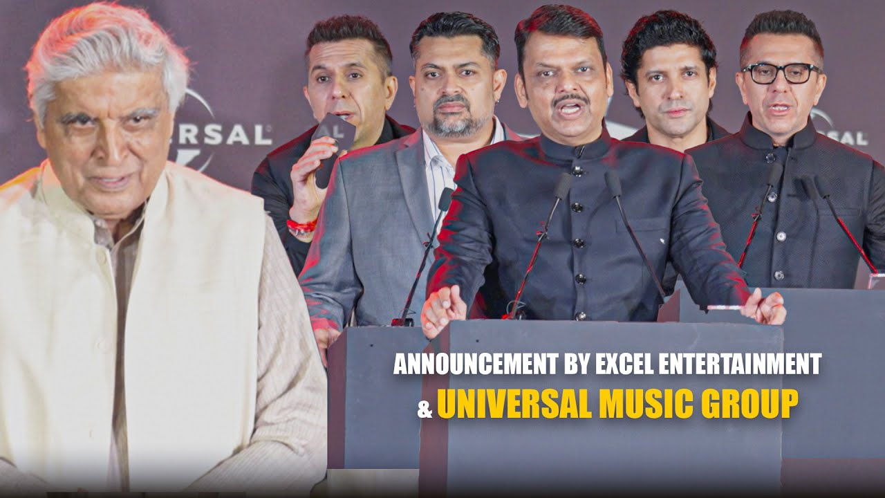 Historic Announcement by Excel Entertainment & Universal Music Group | Farhan Akhtar |Chairman & CEO