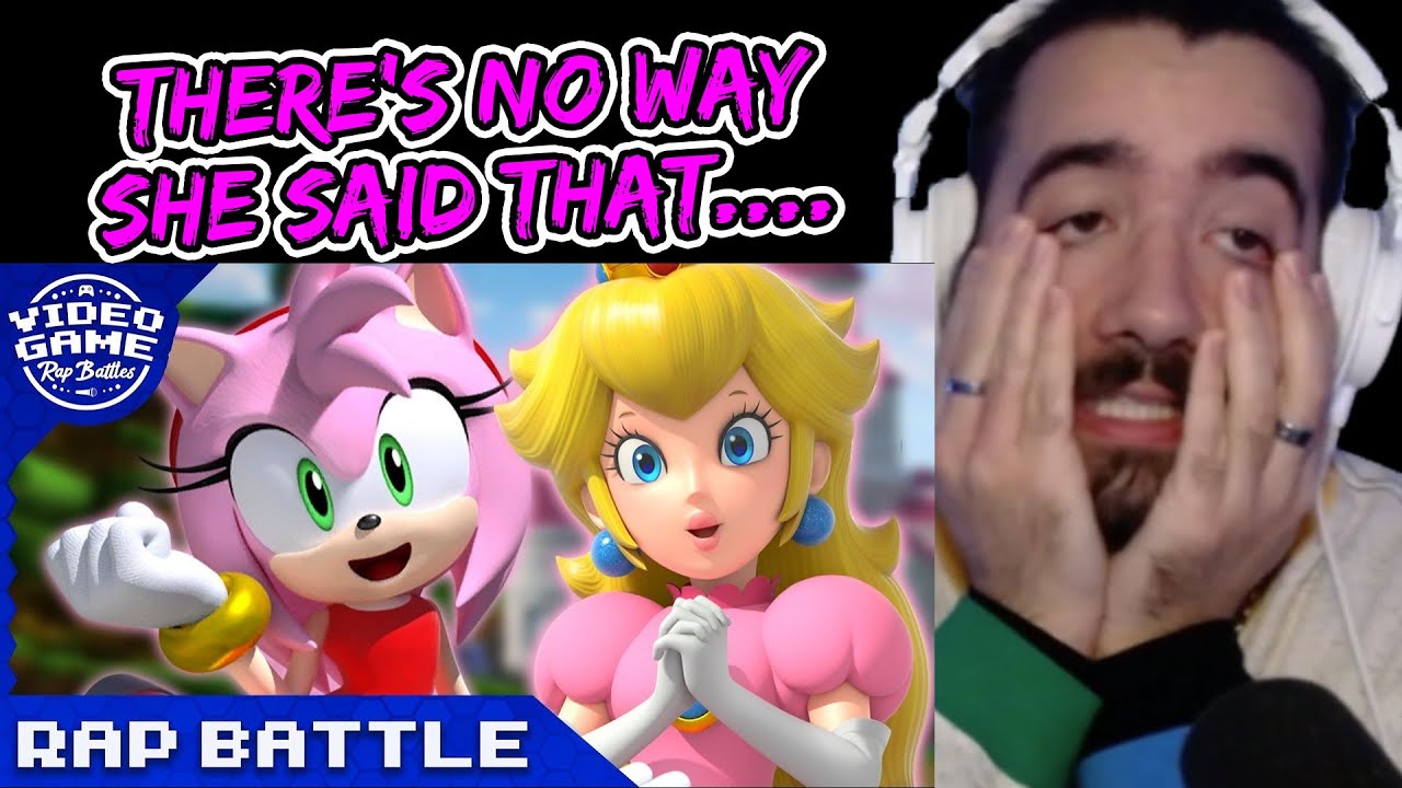 Shwabadi Reacts to Princess Peach vs. Amy Rose - Video Game Rap Battle