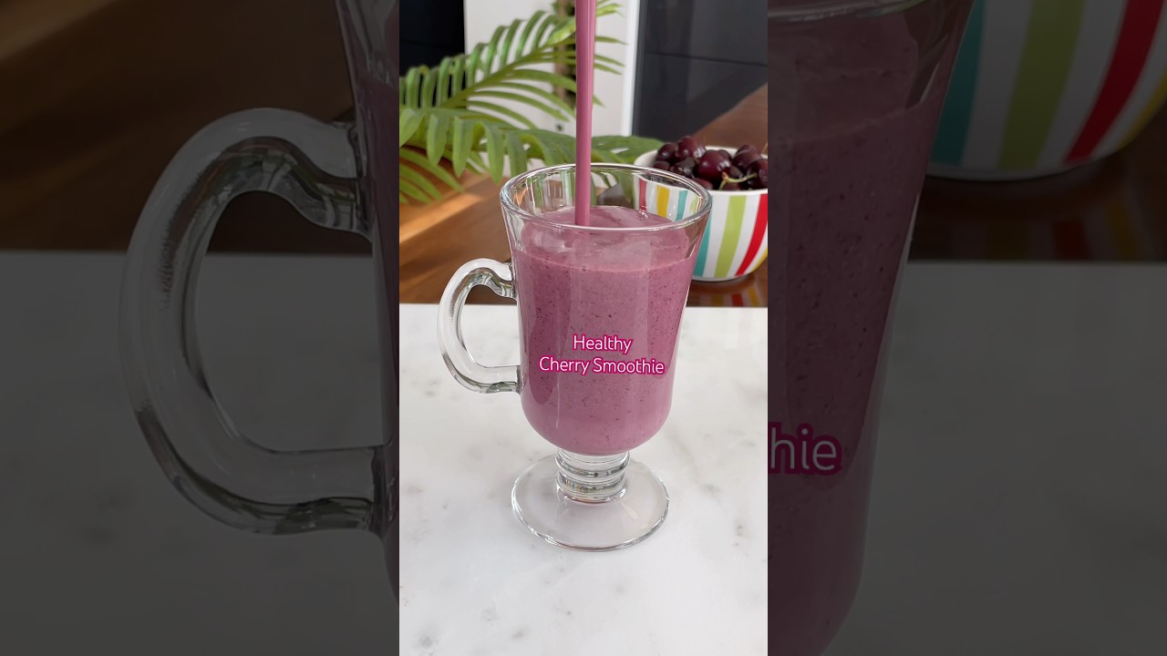 HEALTHY CHERRY SMOOTHIE🍒