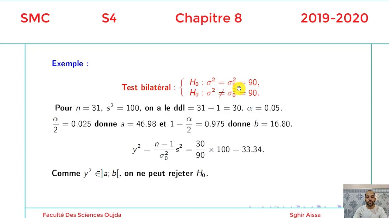Chapitre 8 Tests d'hypothèses SMC S4