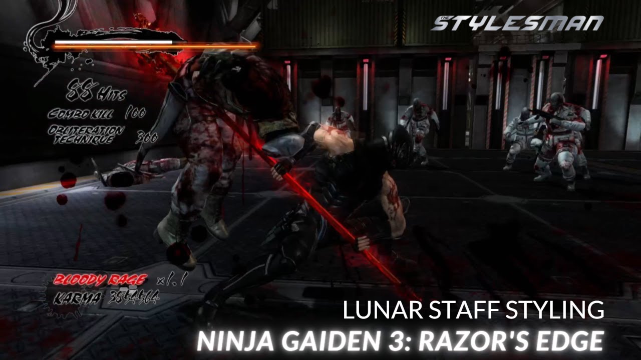 Ninja Gaiden 3: Razor's Edge - Lunar Staff Styling