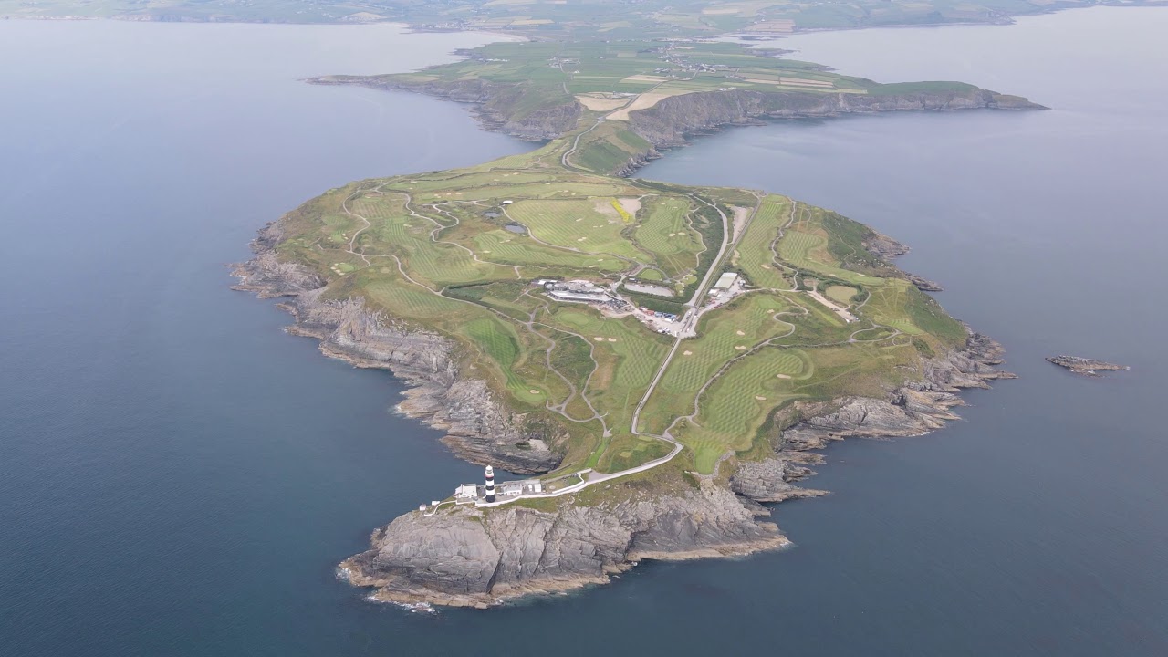 Old Head of Kinsale. 4K drone footage