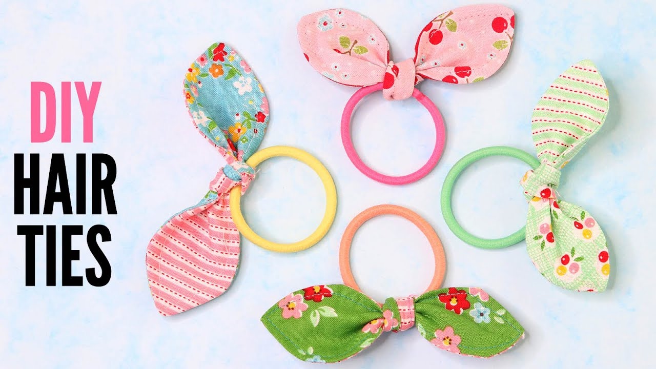 DIY Hair Tie - Quick and Easy with Free Pattern