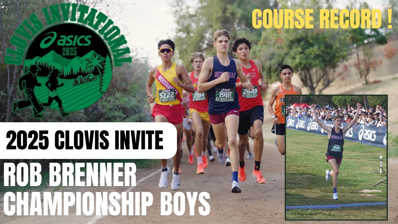 XC 2025 - Clovis Invite от ASICS - День 2 - Чемпионат Роба Бреннера среди мальчиков - НОВЫЙ РЕКОР...