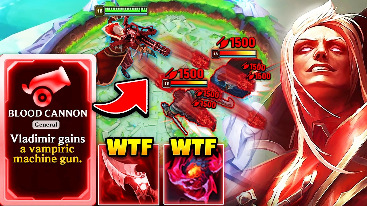 YOU'VE NEVER SEEN THIS ON-HIT VLADIMIR BUILD BEFORE! I HAD A LEGIT BLOOD CANNON!