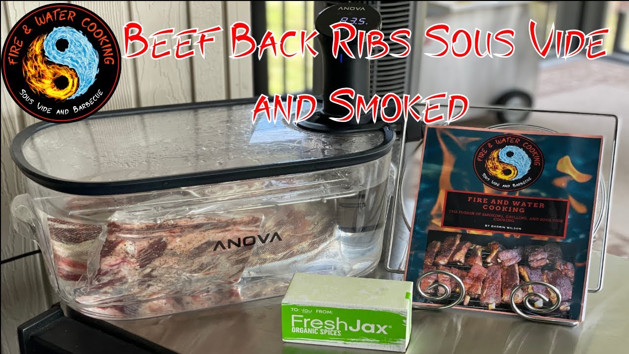 Beef Back Ribs Cooked Sous Vide and Smoked on the Hasty Bake Gourmet