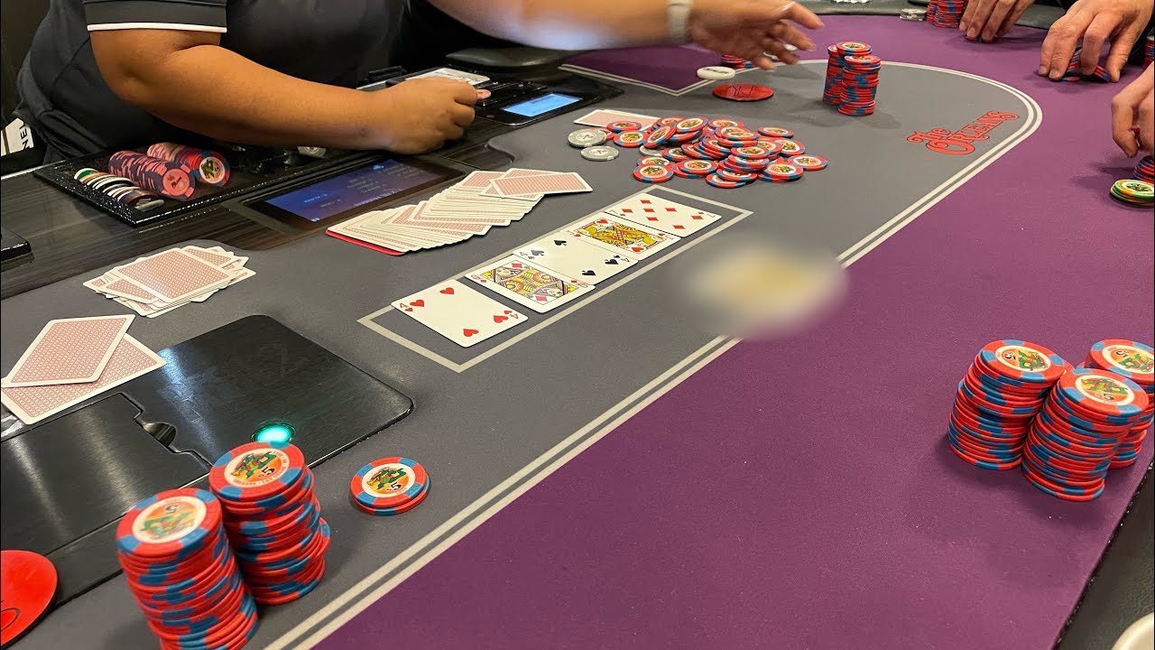 ALL IN for potential TRIPLE up right when I sit down!! // Poker Vlog #206