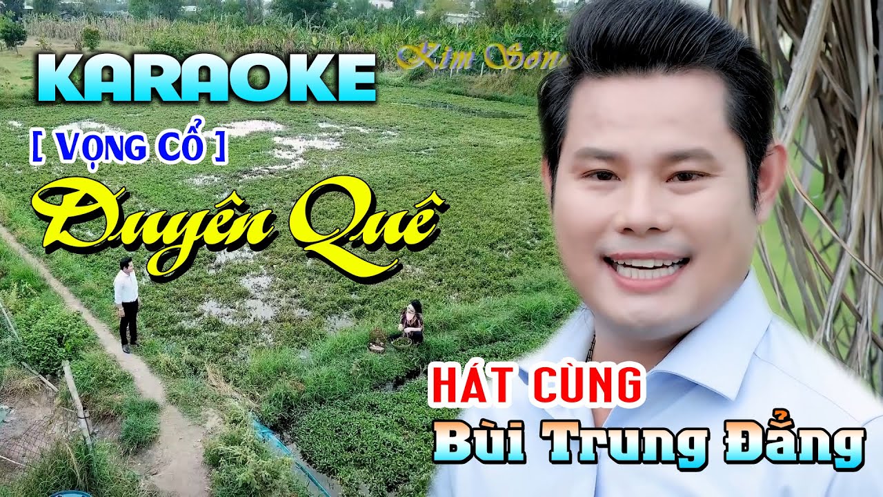 KARAOKE DUYÊN QUÊ THIẾU ĐÀO | KIM SONG LOAN