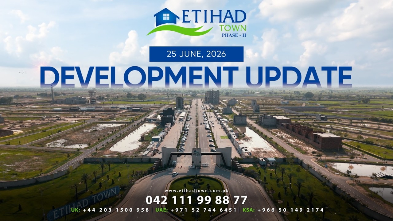 Etihad Town Phase - II: Обновление информации о ходе строительства | 25 июня 2026 г.