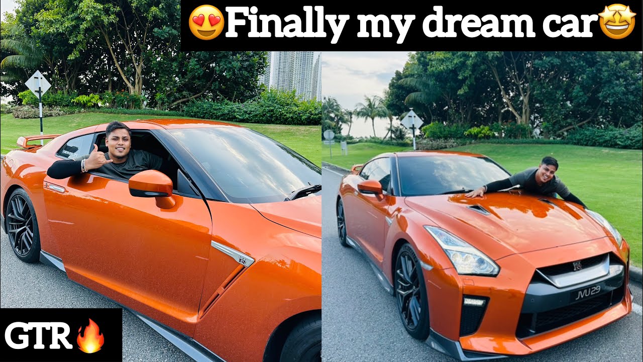 😍Finally My Dream Car🤩| GTR🔥|Sports car| Ajees❤️| international trip😻| Malaysia🇲🇾 |Ajsquad