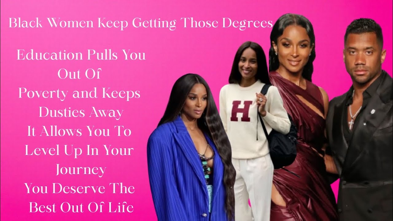 Black women education pulls you out of poverty. Keep getting those degrees.