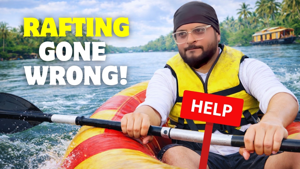 Rafting in Alleppey Was a BIG Mistake… I Had a Panic Attack 😰 | Alleppey to Munnar Road Trip