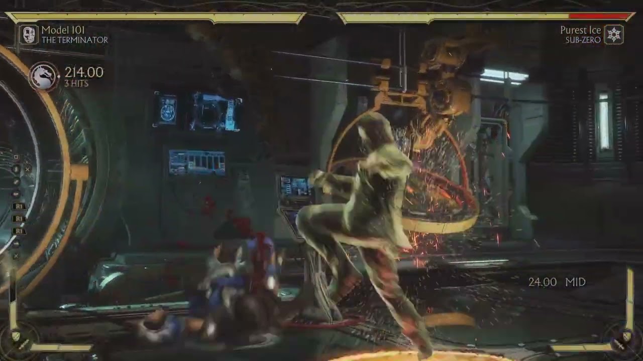 Terminator teleport combo MK11