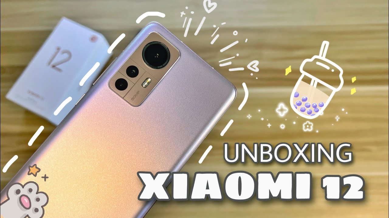 Xiaomi 12 Purple 256GB Unboxing | *aesthetic* 💕
