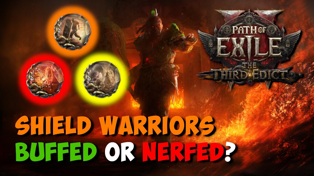 Will Shield Warriors Be STRONG in The Third Edict? | Path of Exile 2 Warrior Builds | Patch 0.3