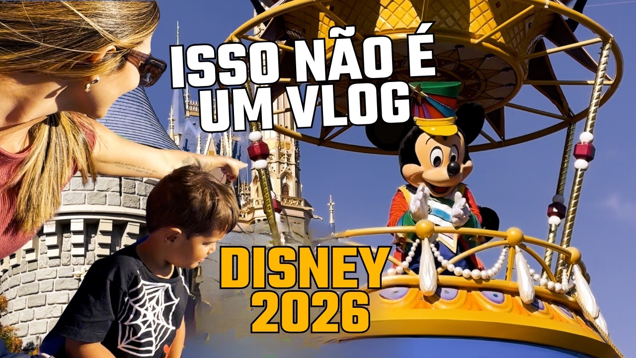 Vale a pena Disney com criança pequena? Nossa primeira vez com video real