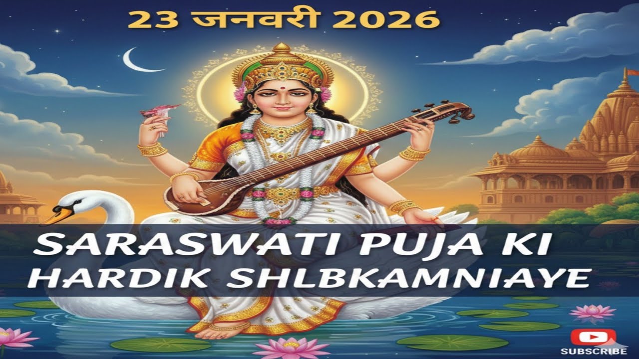 स्वेत कमल पर विराजे माता । Saraswati puja । Maa saraswati vandana । Saraswati Mata । वीणा वाहिनी।