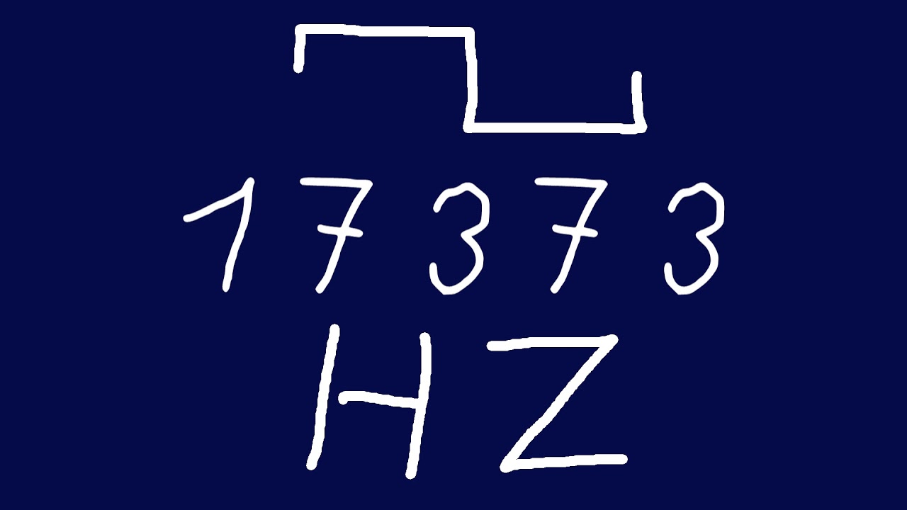 17373 hz square