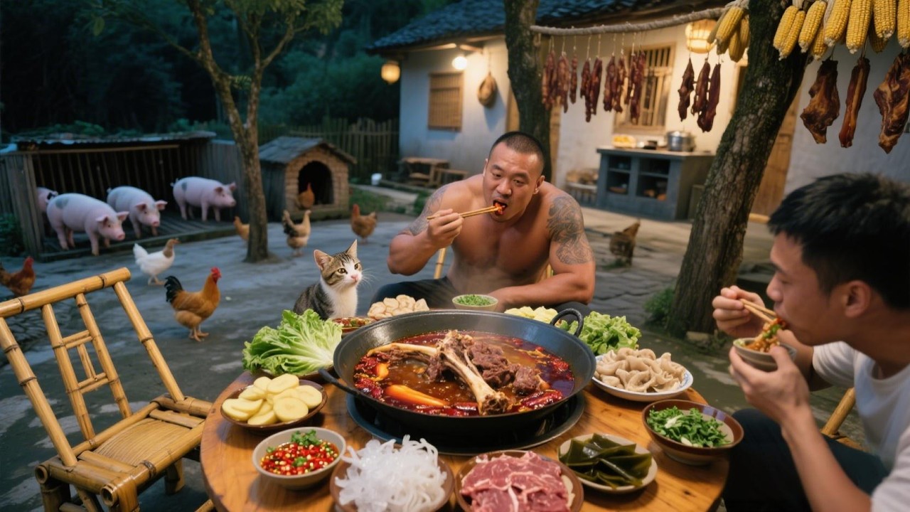 万家灯火再美，也比不上这一锅牛全骨火锅的人间烟火气。【孤独的美食咖】