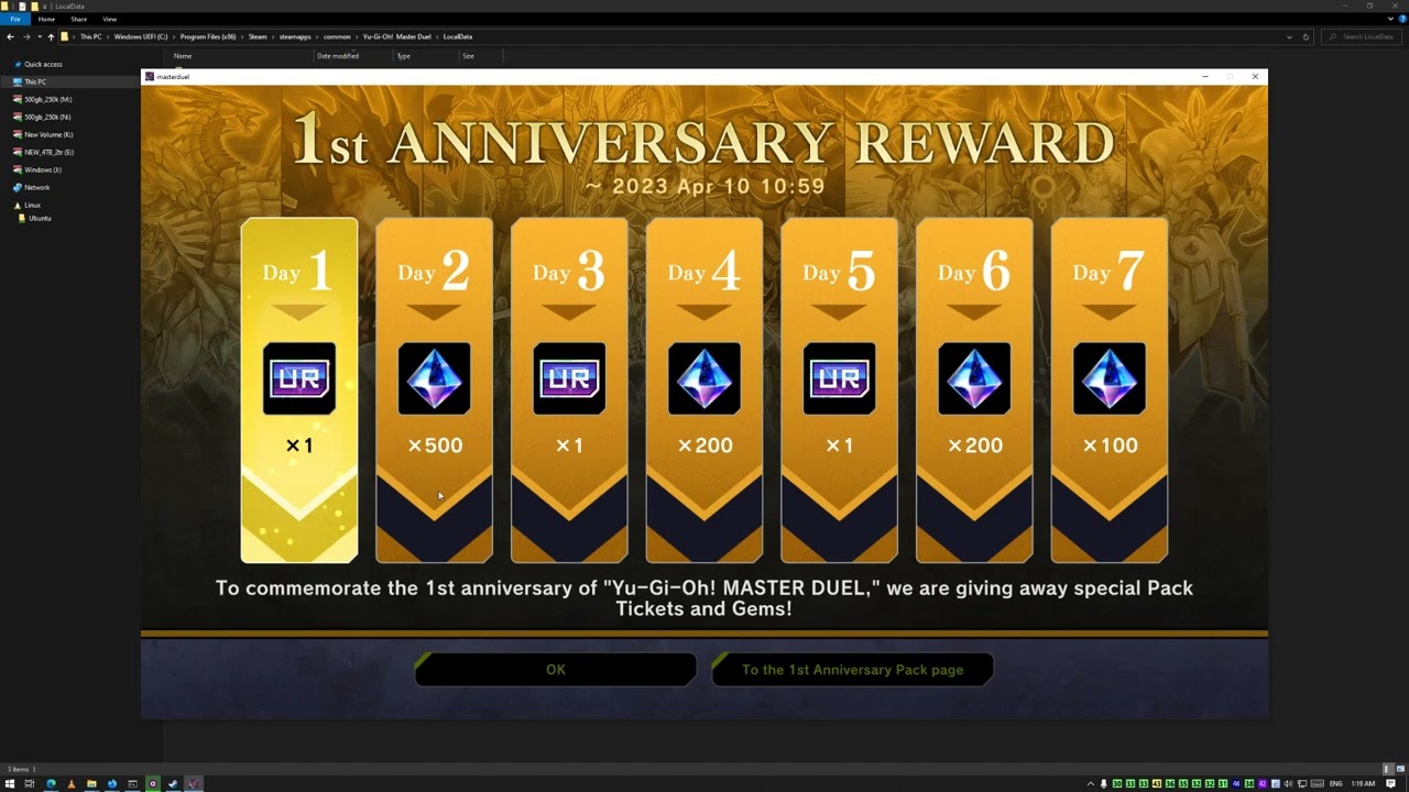 Master Duel - PC - How to use only one LocalData for multiple account without redownload Data