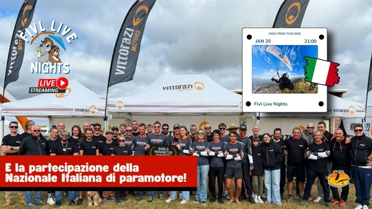 FIVL Live Nights - Nazionale Italiana Paramotore